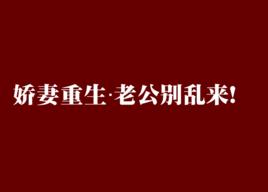 嬌妻重生·老公別亂來！