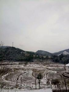 武功山黃江村2016年第一場雪