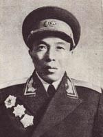 劉文學，1955年被授予少將軍銜
