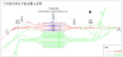 蘭州新區南站規劃圖