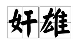 奸雄[漢語詞語]