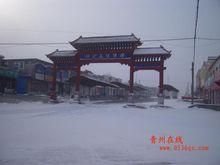 彌河鎮雪景(農貿市場)