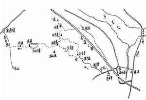 五虎山手繪地圖