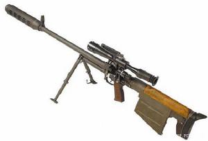 KSVK12.7毫米口徑的狙擊步槍