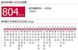 新余公交804路