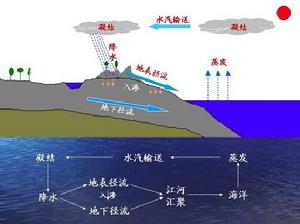 水循環示意圖