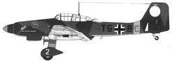 君特-施密特中尉的 Ju 87D-1