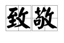 致敬[漢語詞語]