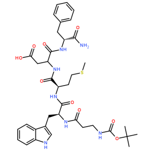五肽胃泌素結構式
