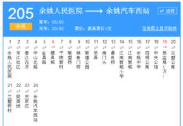 寧波公交餘姚205路