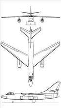 A-3攻擊機三視圖