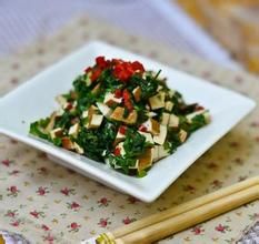 豆腐乾拌薺菜 豆腐乾拌薺菜