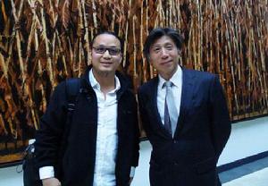 楊超凡與中國美術館館長：范迪安先生在德國