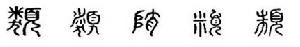 類[漢語漢字]