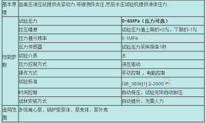 循環泵靜壓試驗機