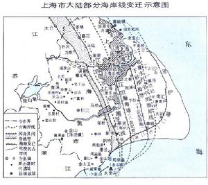 中國歷史時期海岸線的變遷