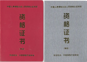 保險從業資格證書