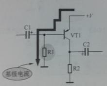 圖1-5 採用正極性電源供給的PNP型偏置電路