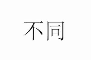 不同[漢語詞語]