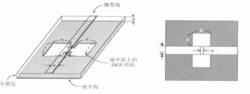 圖 1 單元 DGS結構示意圖