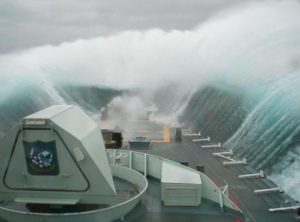 對於遠海大洋的巨浪，022飛彈艇無法克服