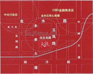 大觀國際居住區交通圖