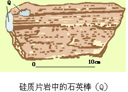 矽質片中的石英棒