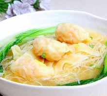 大蝦油菜湯