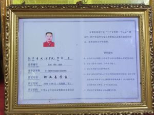 李鳳“職業易學家”證書