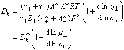 溶液中離子的擴散