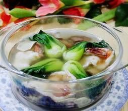 汆蝦片湯