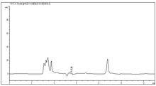 圖2 嬰幼兒奶粉空白液相色譜圖