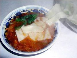 菠菜蒜蘸面