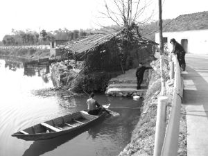 蜀墅塘塘堤遺存