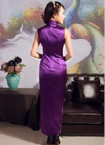 紫色旗袍