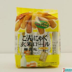 台灣北田蒟蒻糙米卷蛋黃味