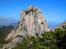 天柱山天柱峰風景照