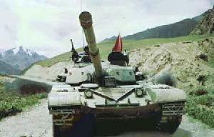 中國98式主戰坦克