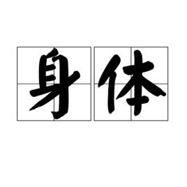 身體[漢語詞語]