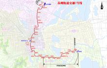 蘇州軌道交通2號線線路示意圖