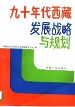 《九十年代西藏發展戰略與規劃》