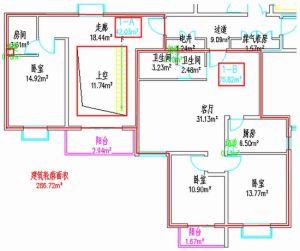 套型建築面積