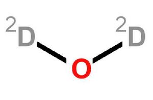 重水[由氘和氧組成的化合物]