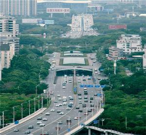 東江大橋南端