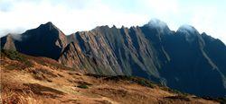 皺褶山構造地貌