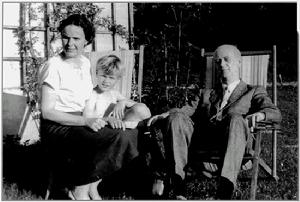 富特文格勒、伊莉莎白夫婦與兒子安德雷斯