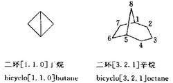 橋環系統命名法套用舉例