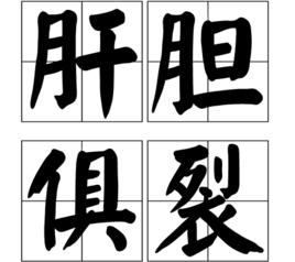 肝膽俱裂[漢語辭彙]