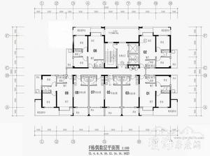 F棟偶數層平面圖