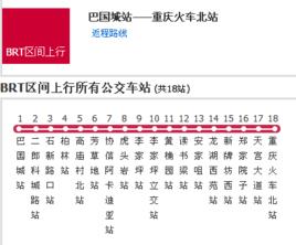 重慶公交BRT區間